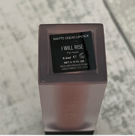 NIB $18 RealHer I Will Rise - Fair Nude Matte Liquid Lipstick - Picture 4 of 6